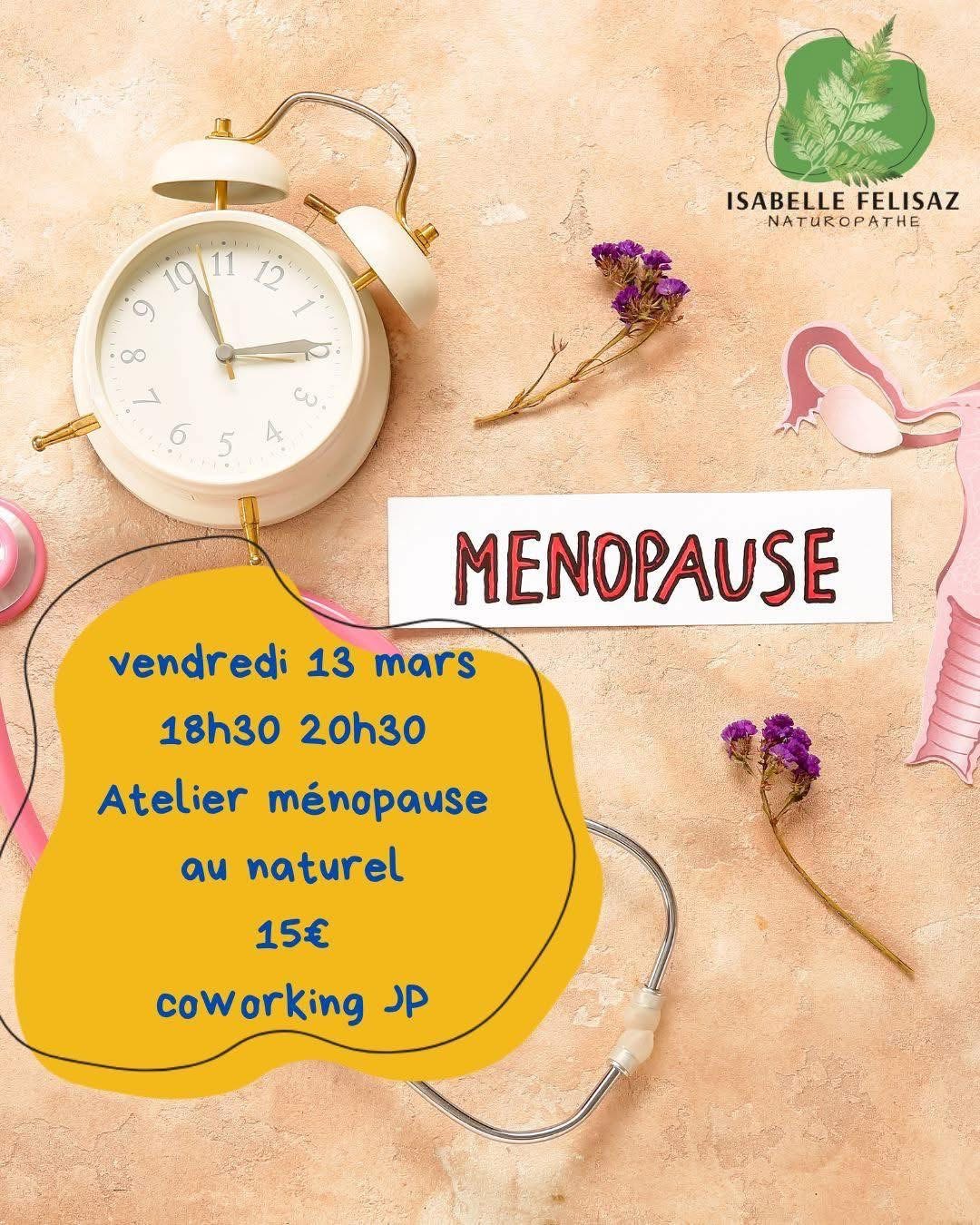 Atelier Ménopause - Isabelle Felisaz